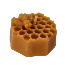 Bougie abeille sur alvéoles - 38g