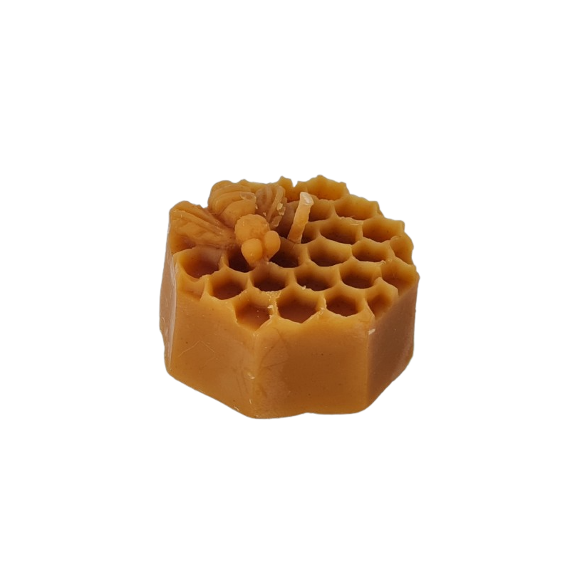 Bougie abeille sur alvéoles - 38g Bougie abeille sur alvéoles - 38g